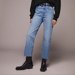 TRF Straight leg high rise jeans